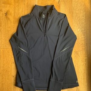 GapFit 1/4 zip pullover- Women’s Large Navy Blue